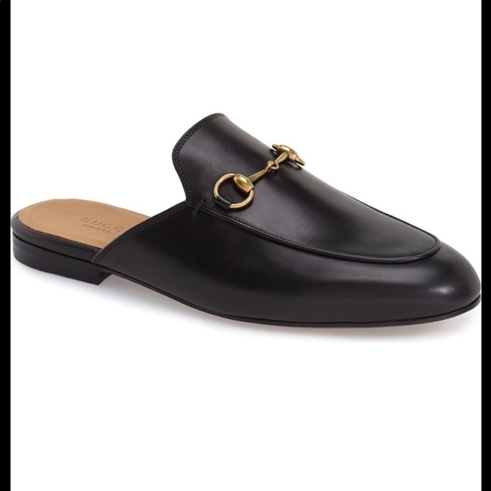 GUCCI WOMEN'S PRINCETOWN LEATHER MULE